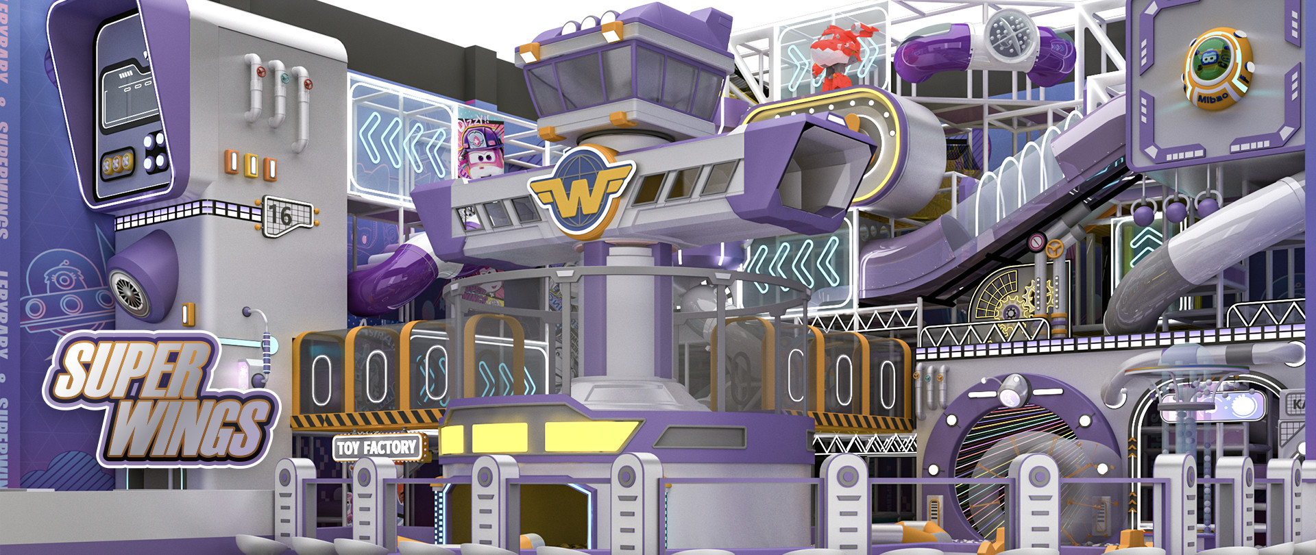 qualité Équipement de terrain de jeux intérieur usine
