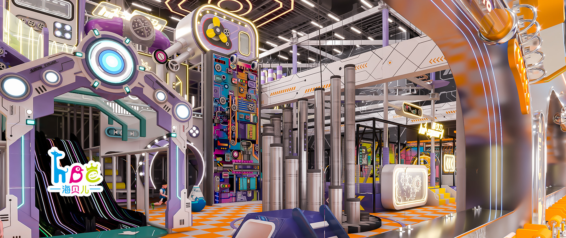 qualité Équipement de terrain de jeux intérieur usine
